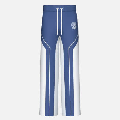 Men Colorblock Wide-Leg Sweatpants