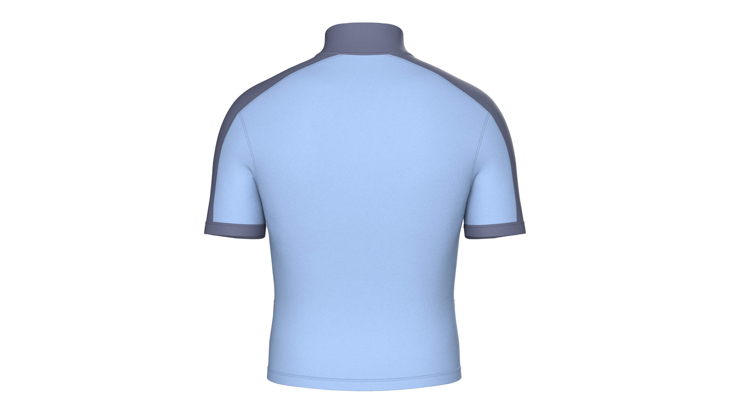 Men Cycling Jersey with Patch 3D Model