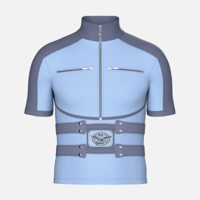 Men Cycling Jersey with Patch