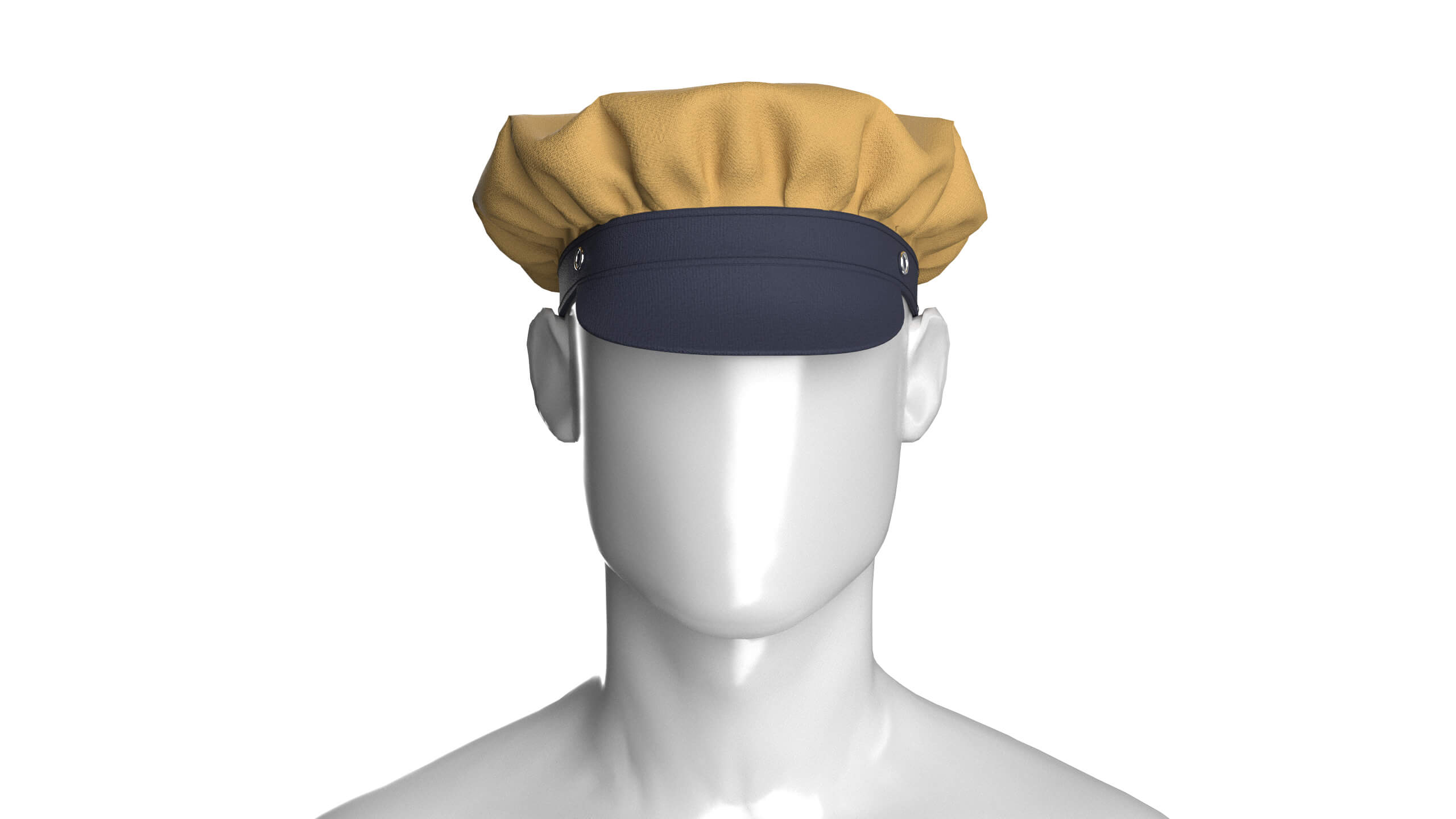 Men Fisherman Sailor Cap 3D Model