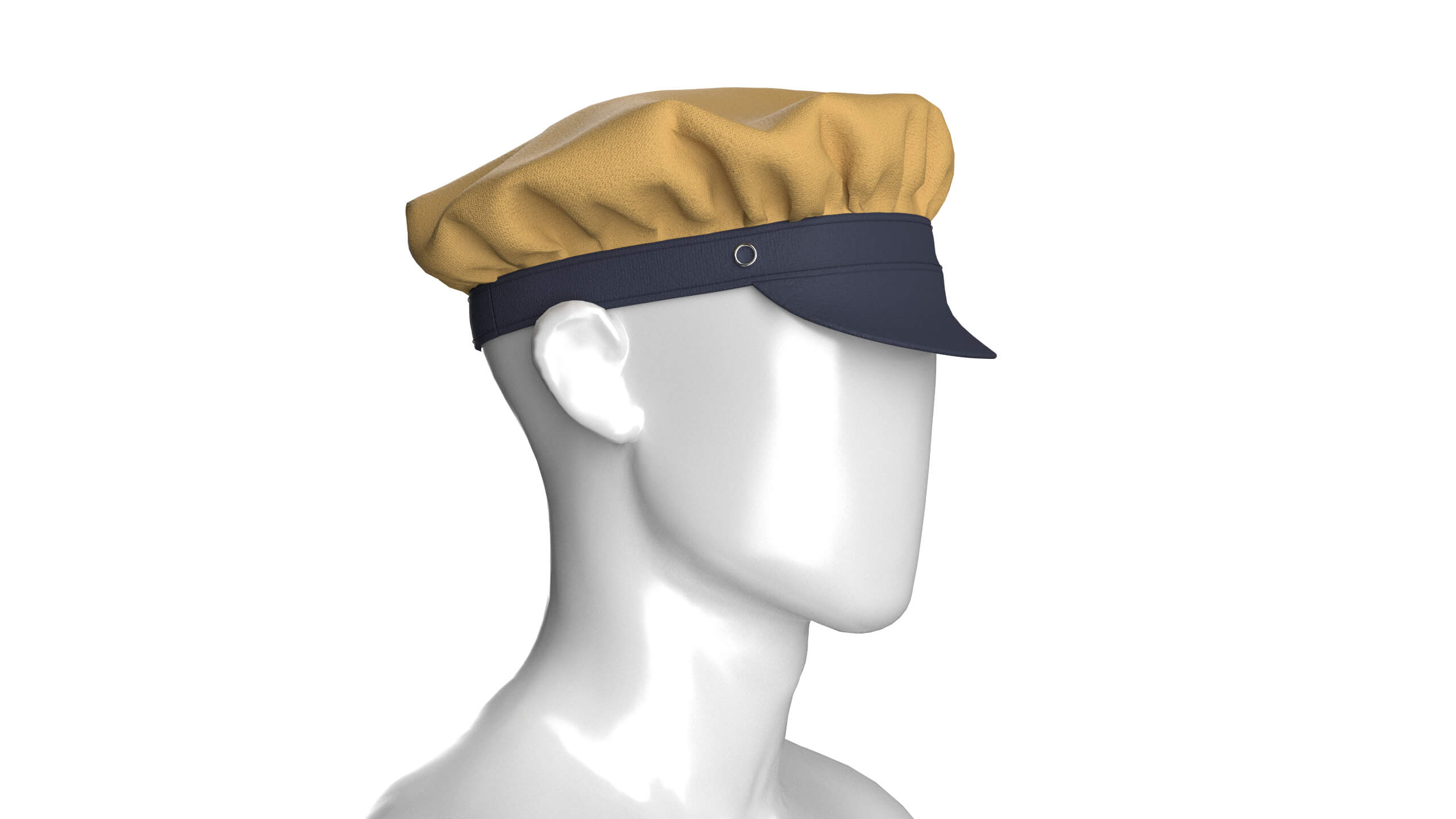 Men Fisherman Sailor Cap 3D Model