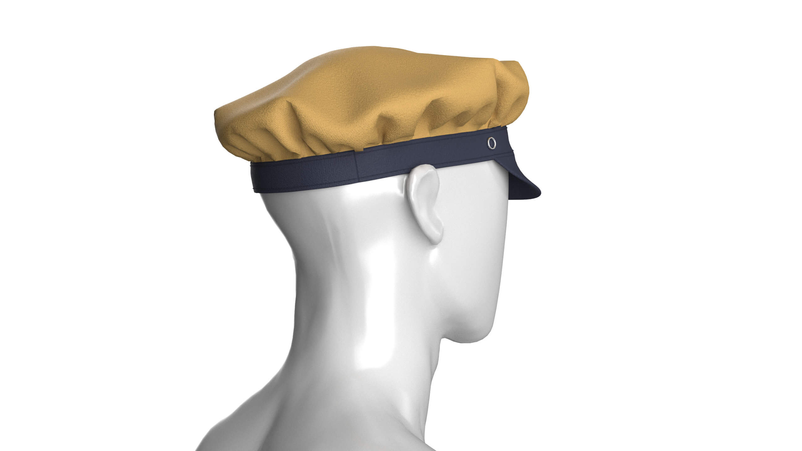 Men Fisherman Sailor Cap 3D Model