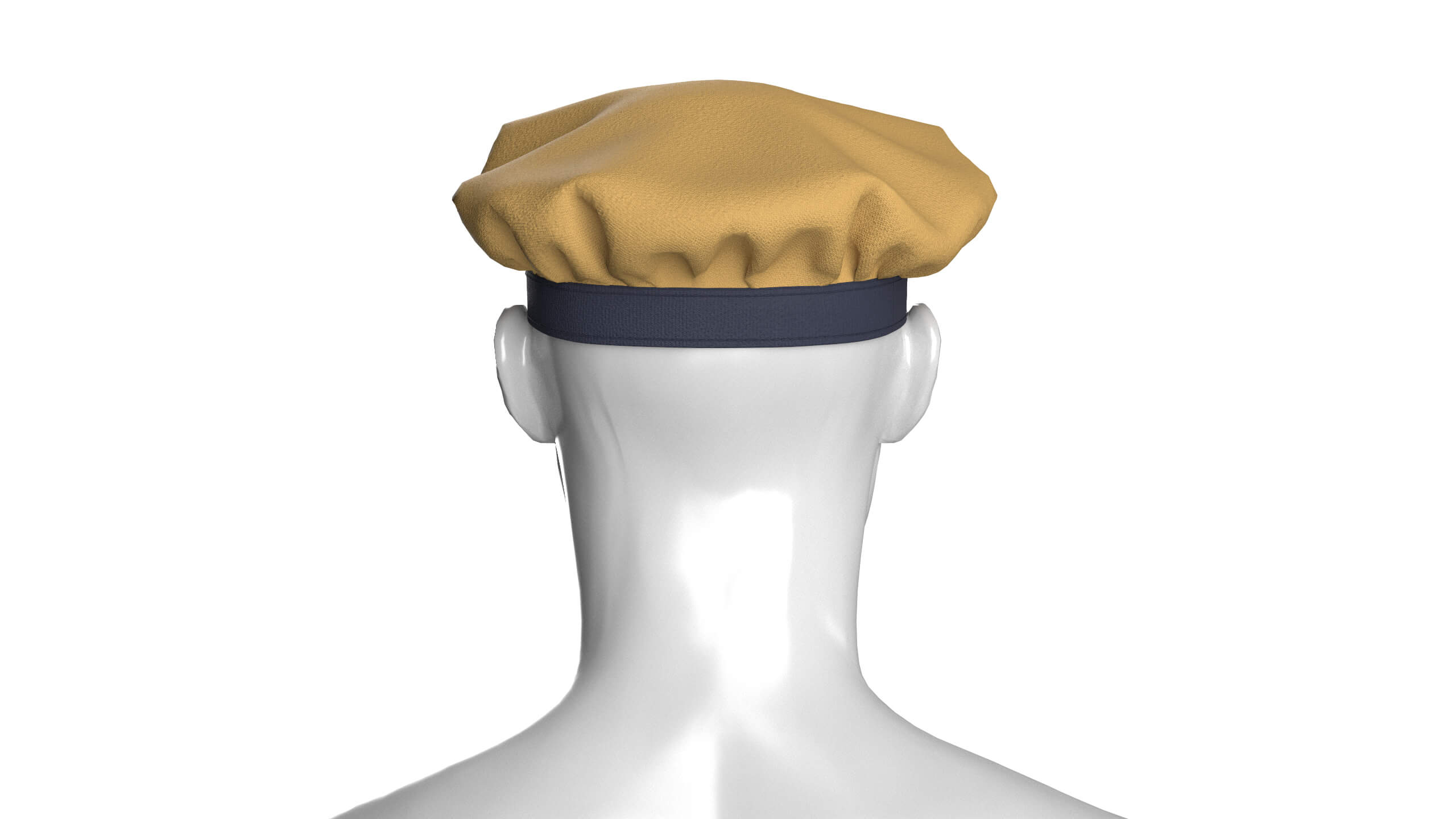 Men Fisherman Sailor Cap 3D Model