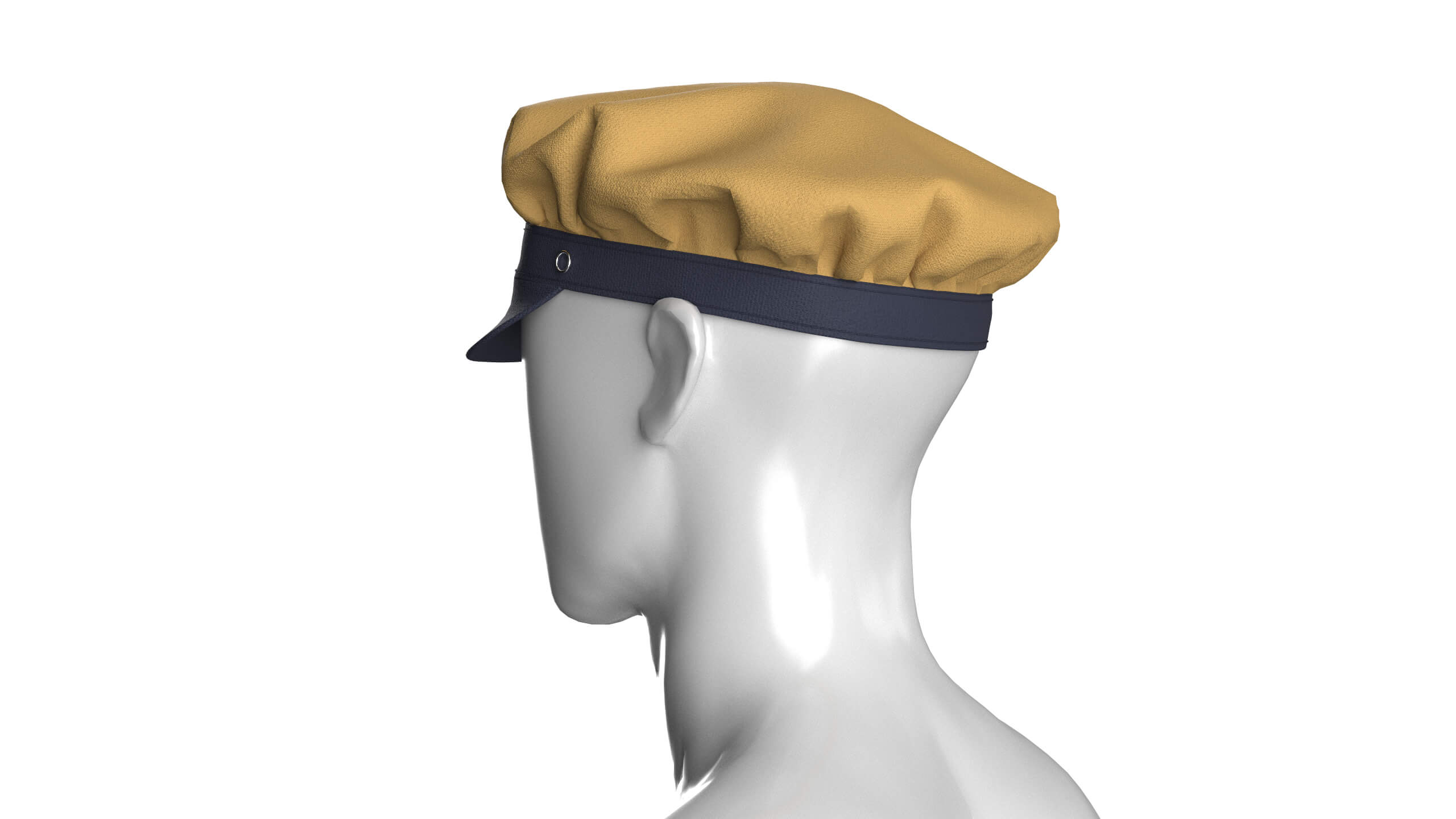 Men Fisherman Sailor Cap 3D Model