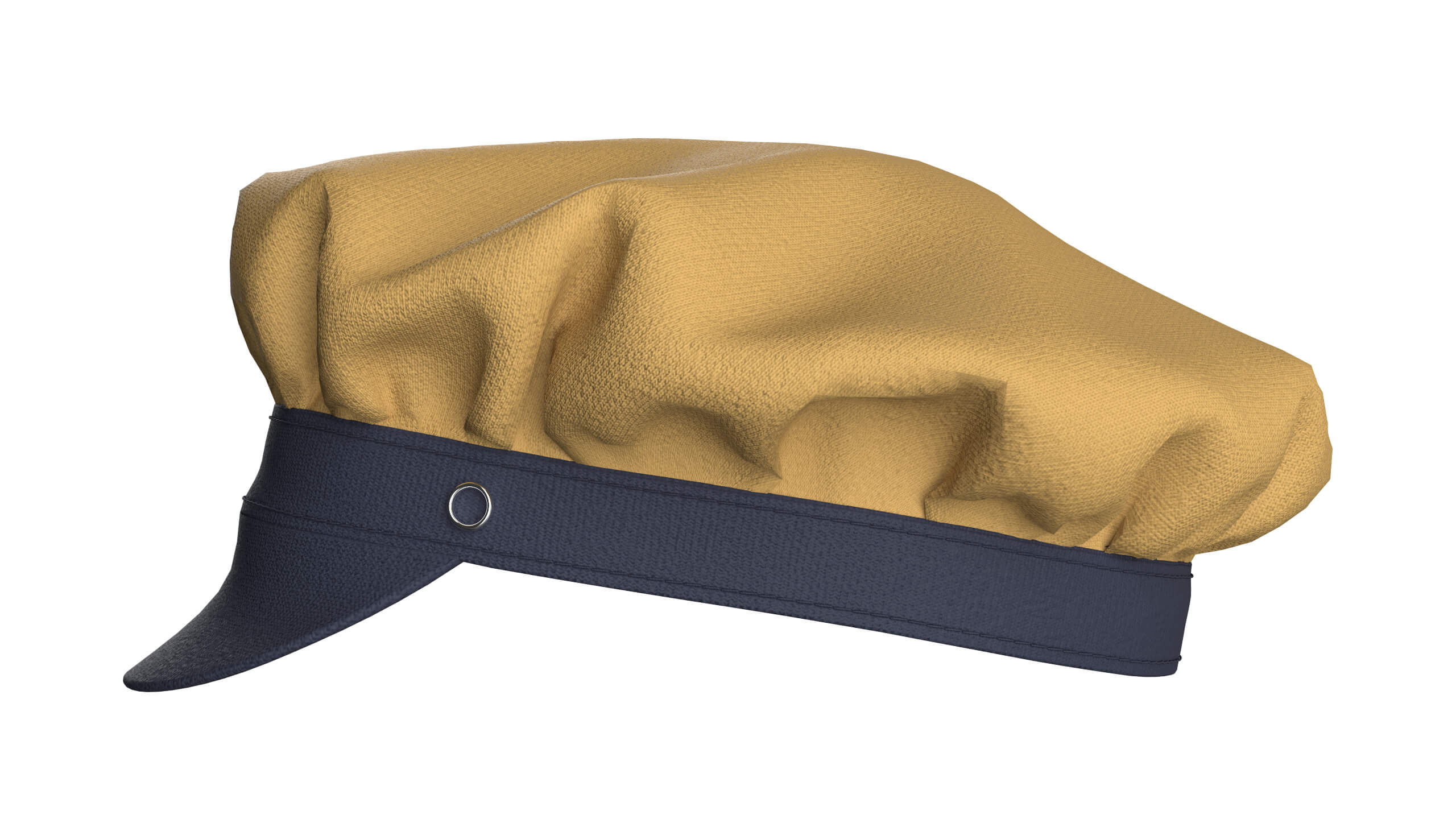 Men Fisherman Sailor Cap 3D Model