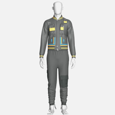 Men Leather Jacket with Cargo Jogger Outfit