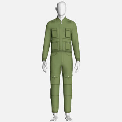Men Multi Pocket Jacket with Cargo Pant Outfit