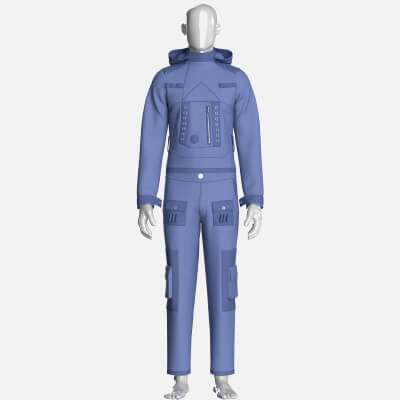 Men Pocket Anorak with Cargo Pant Outfit