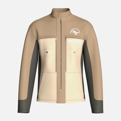 Men's Full-Zip Three-Tone Technical Jacket