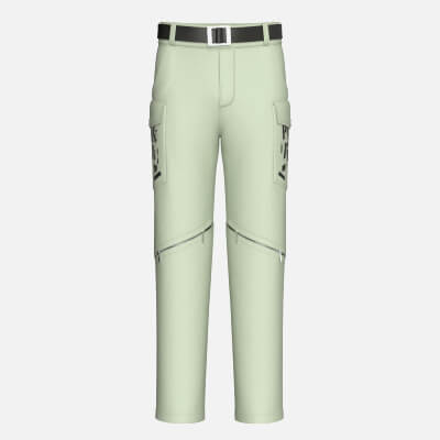 Men's Printed Cargo Pocket Pant