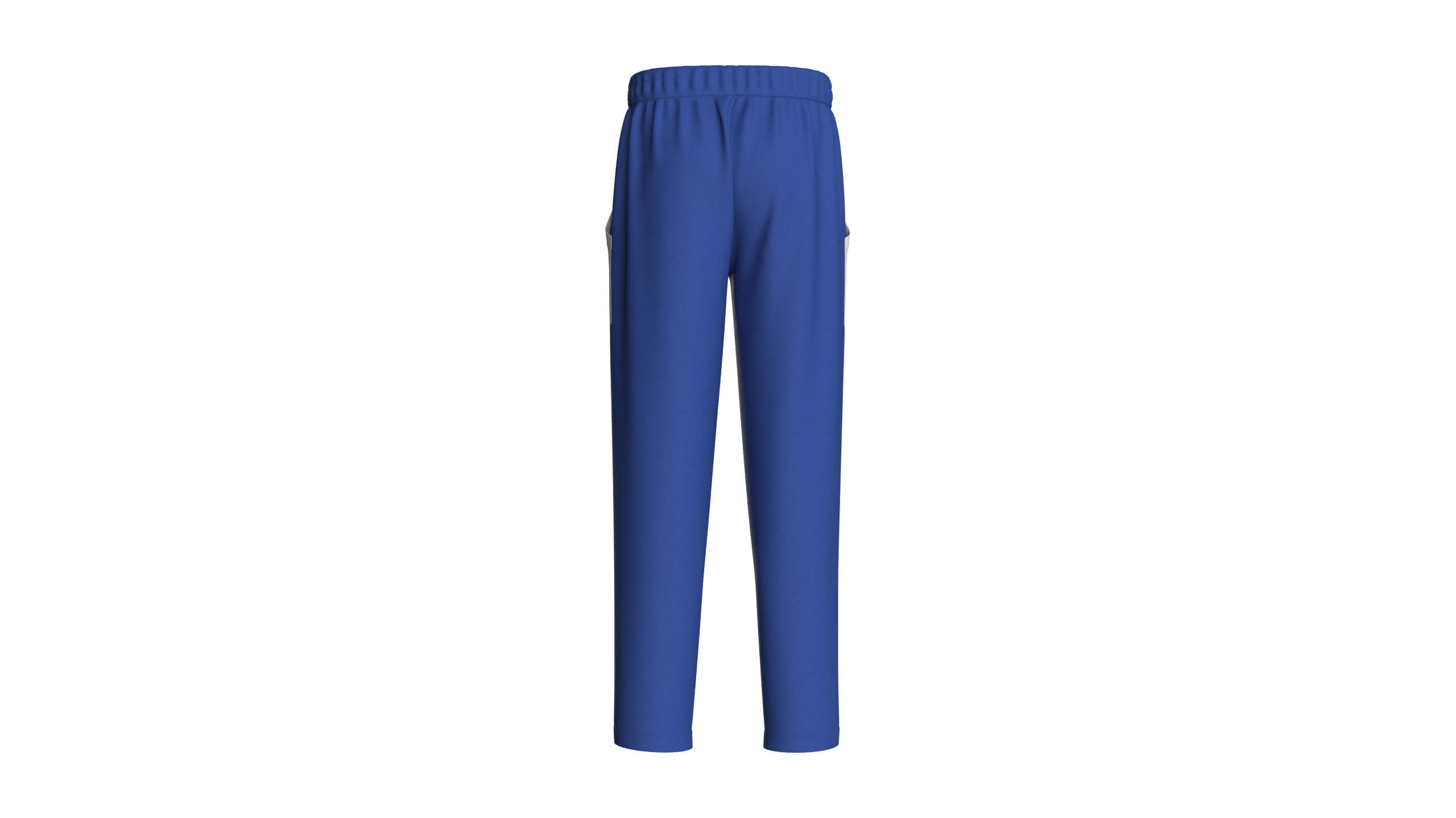 Mens Royal Blue and White Pants Animation/MoCap