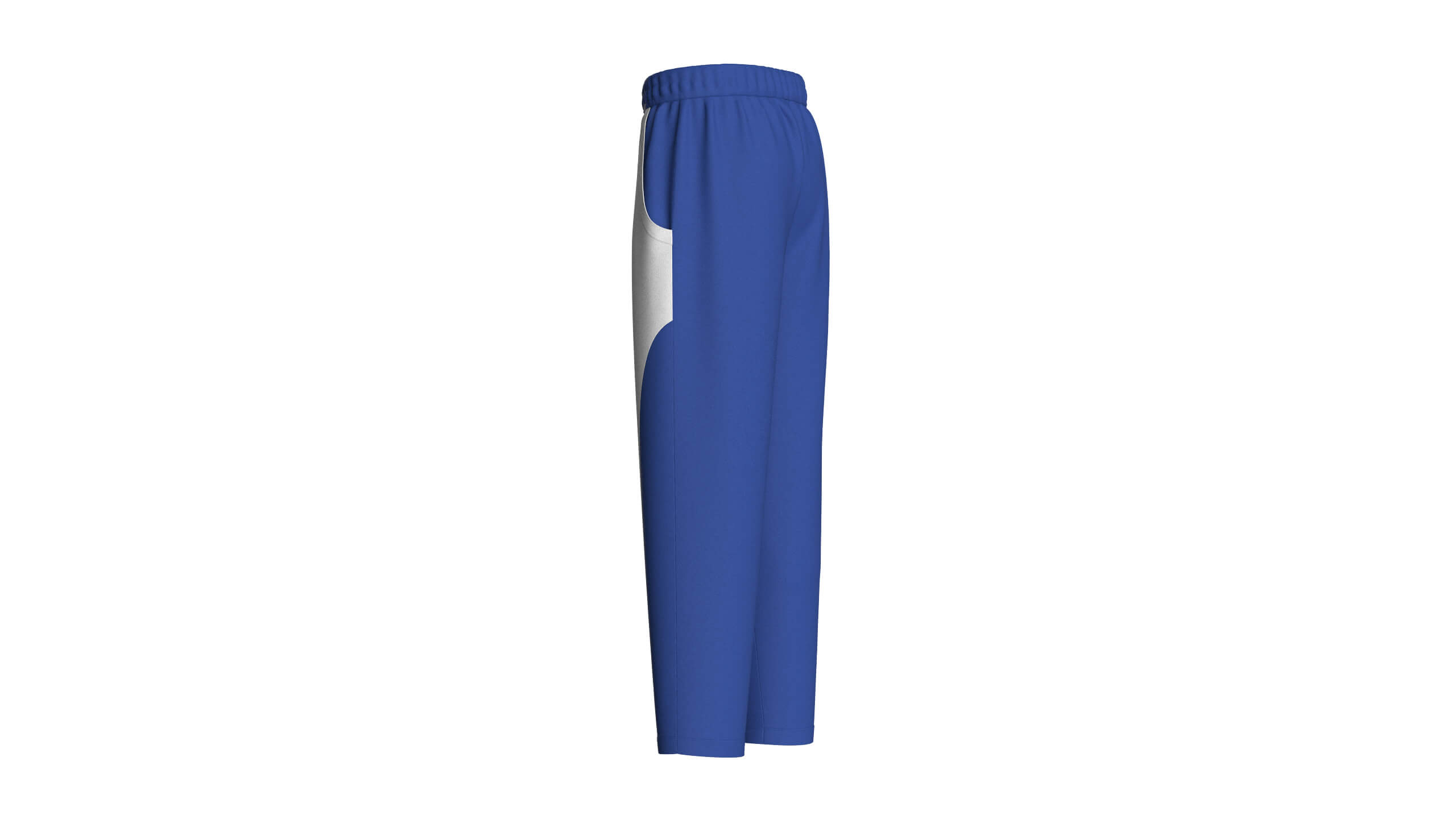 Mens Royal Blue and White Pants Animation/MoCap