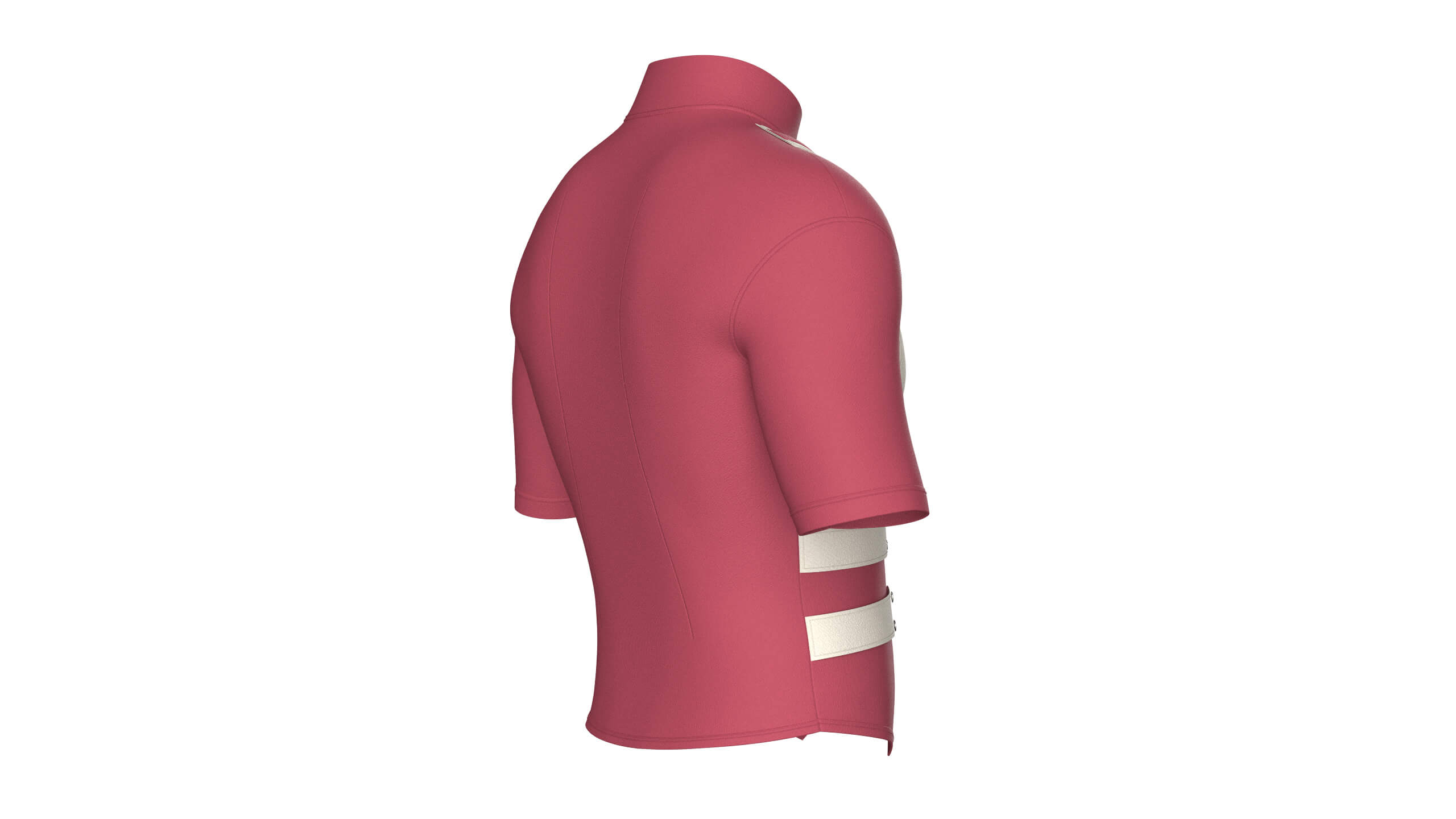 Mens Tactical Cycling Jersey with Zip Pocket 3D Model
