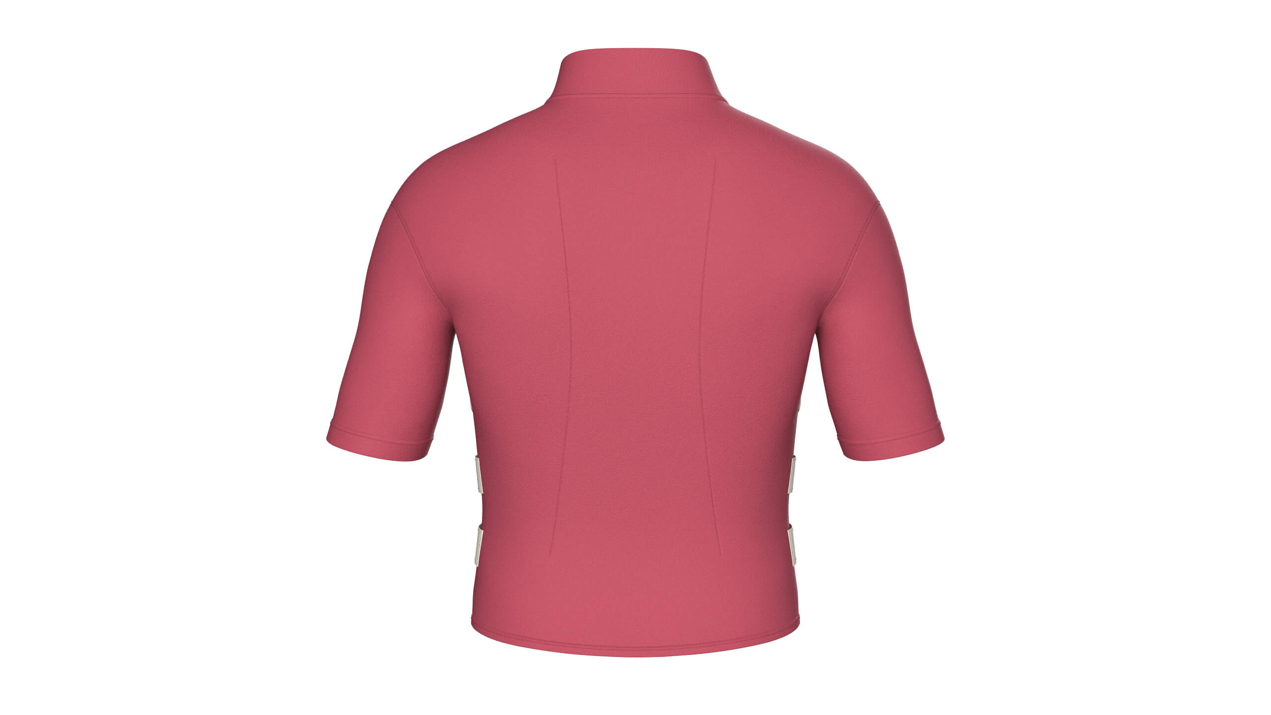 Mens Tactical Cycling Jersey with Zip Pocket 3D Model