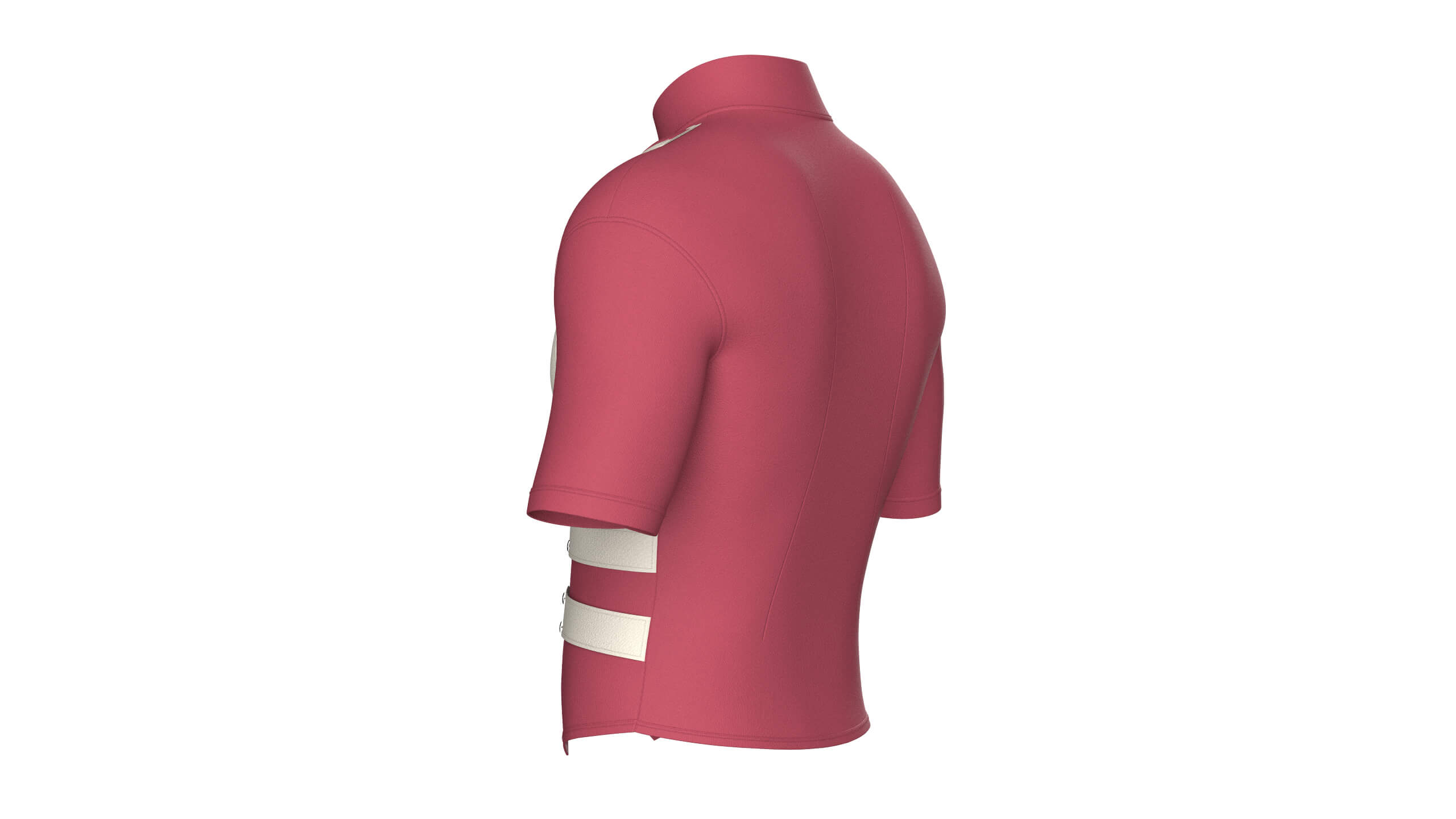 Mens Tactical Cycling Jersey with Zip Pocket 3D Model