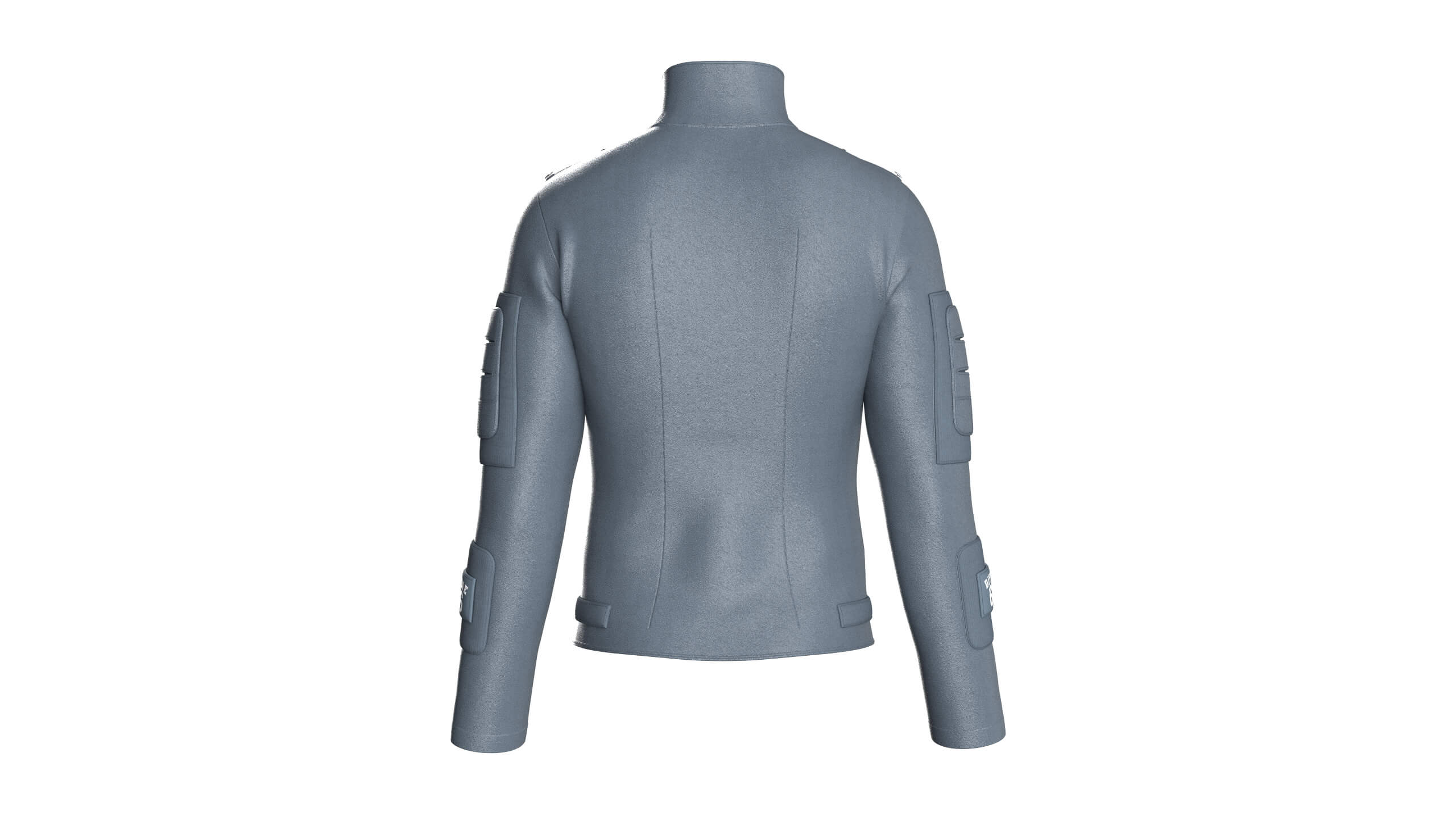 Men&rsquos Tactical Multi-Pocket Zipper Leather Jacket 3D Model