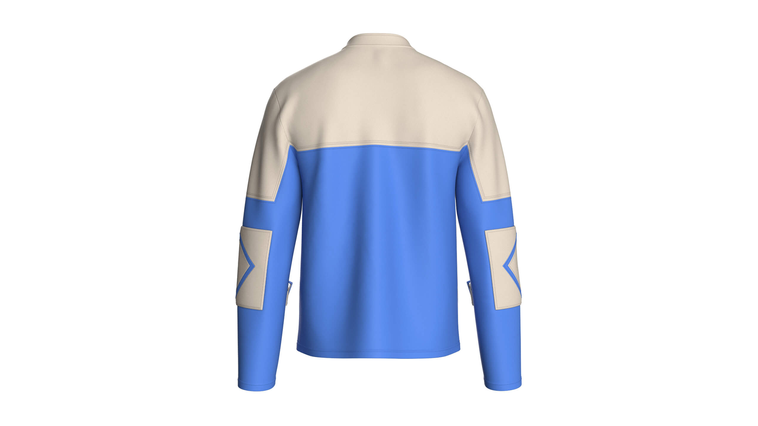 Men&rsquos Vertical Zip Pocket Jacket 3D Model