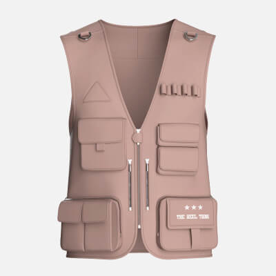 Men Tactical Vest with Multi-Pockets