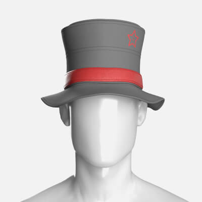 Men Tall Top Hat