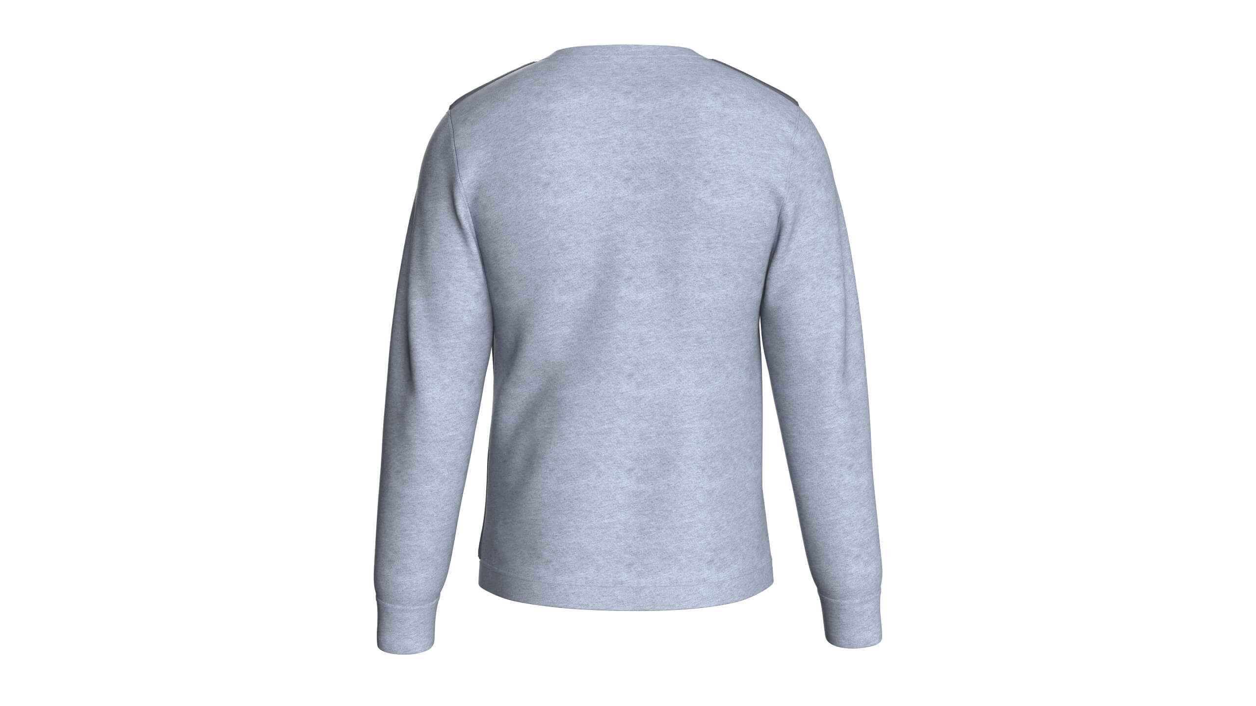 Men V-Neck Lace Up Sweatshirt 3D Model