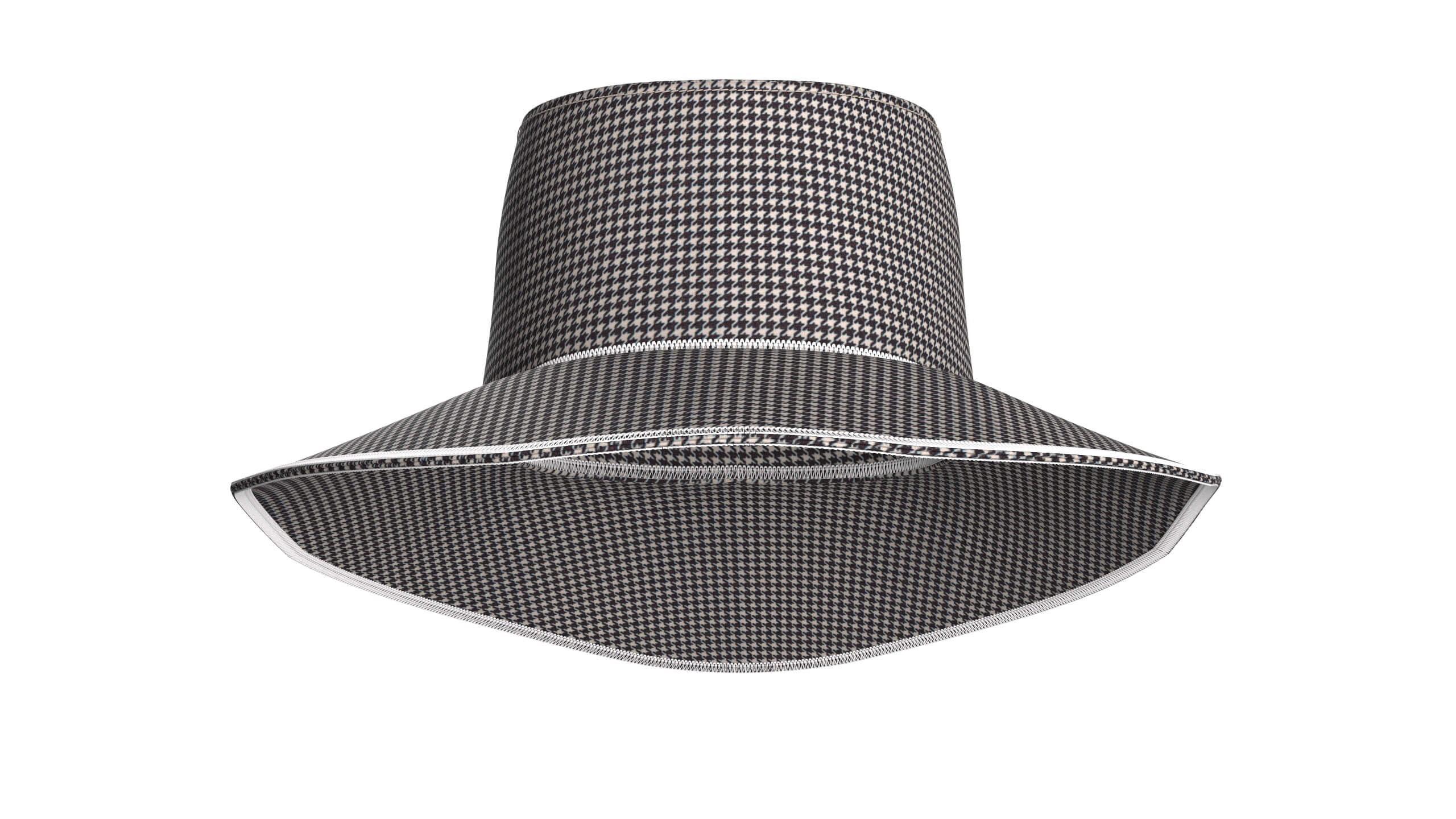 Men Wide Brim Sun Hat 3D Model