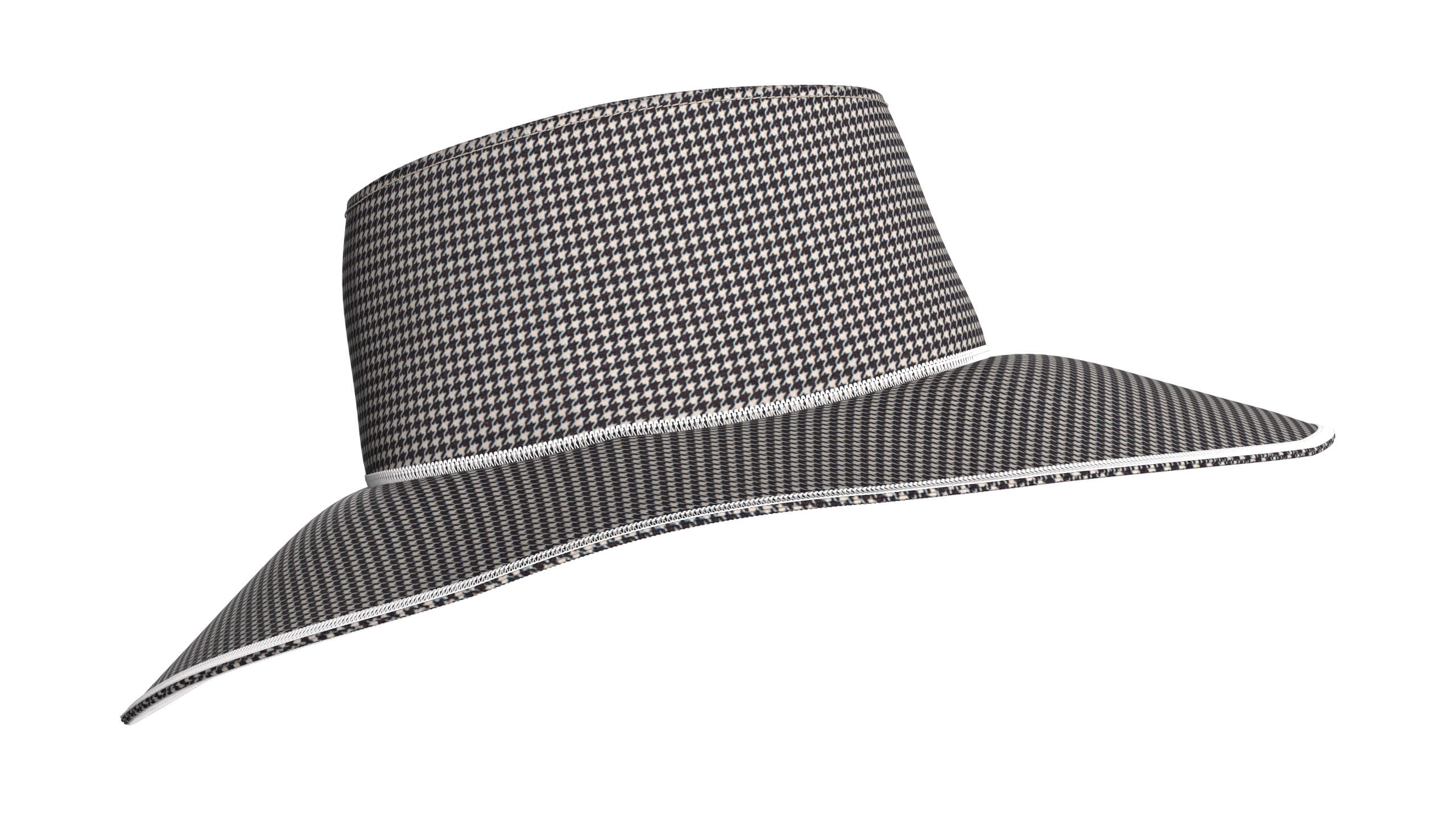 Men Wide Brim Sun Hat 3D Model