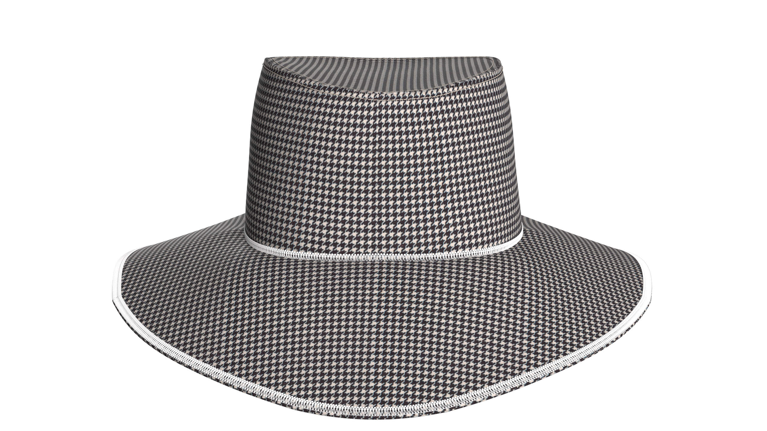 Men Wide Brim Sun Hat 3D Model