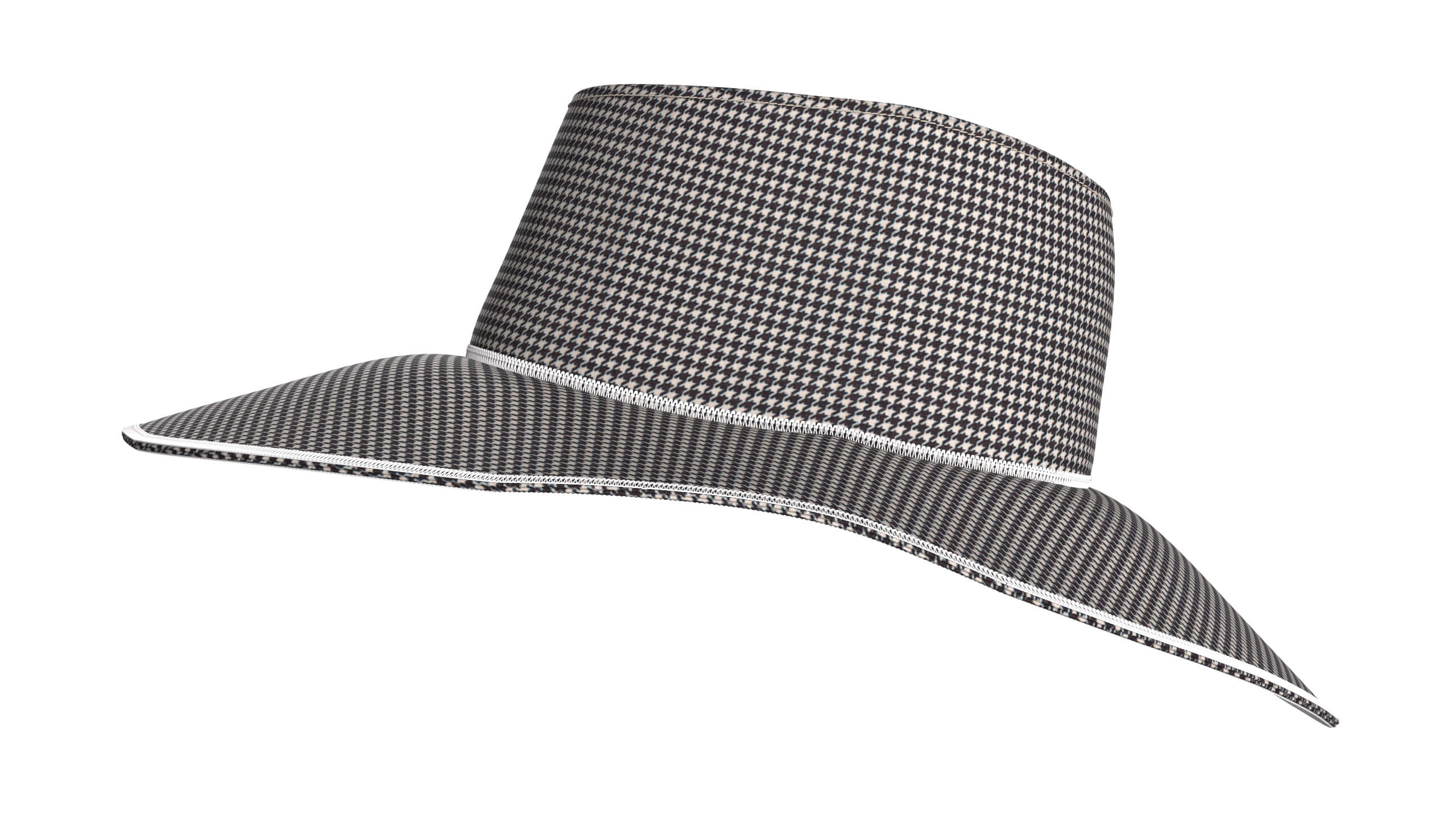 Men Wide Brim Sun Hat 3D Model