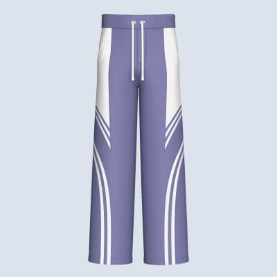 Men Wide-Leg Sweatpant with Striped