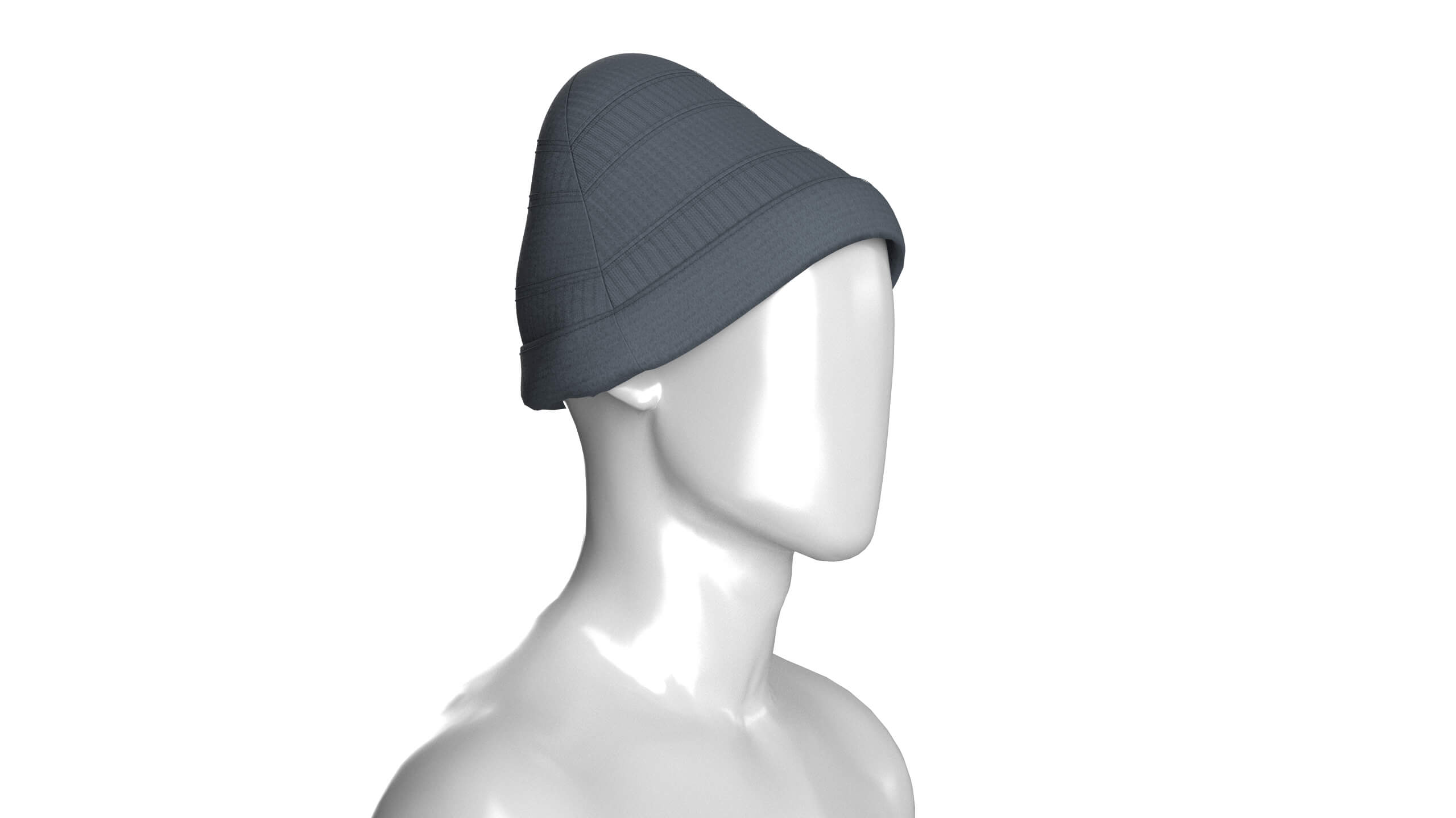 Men Winter Hat 3D Model