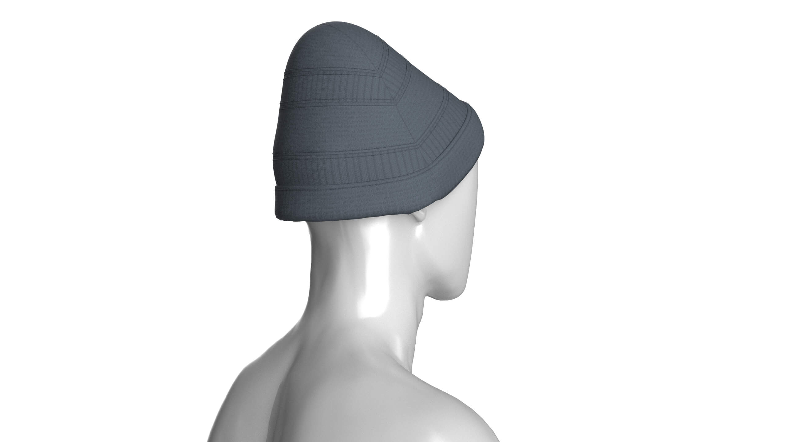 Men Winter Hat 3D Model