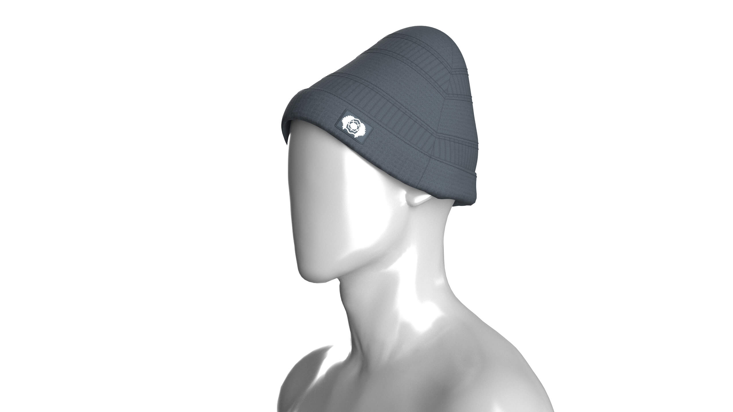 Men Winter Hat 3D Model