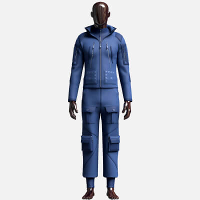 Men Zip Jacket with Jogger-Outfit