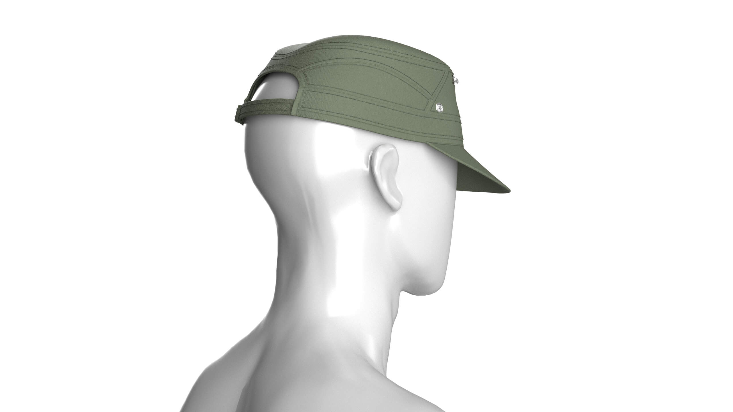 Men Zipper Cap 3D Model