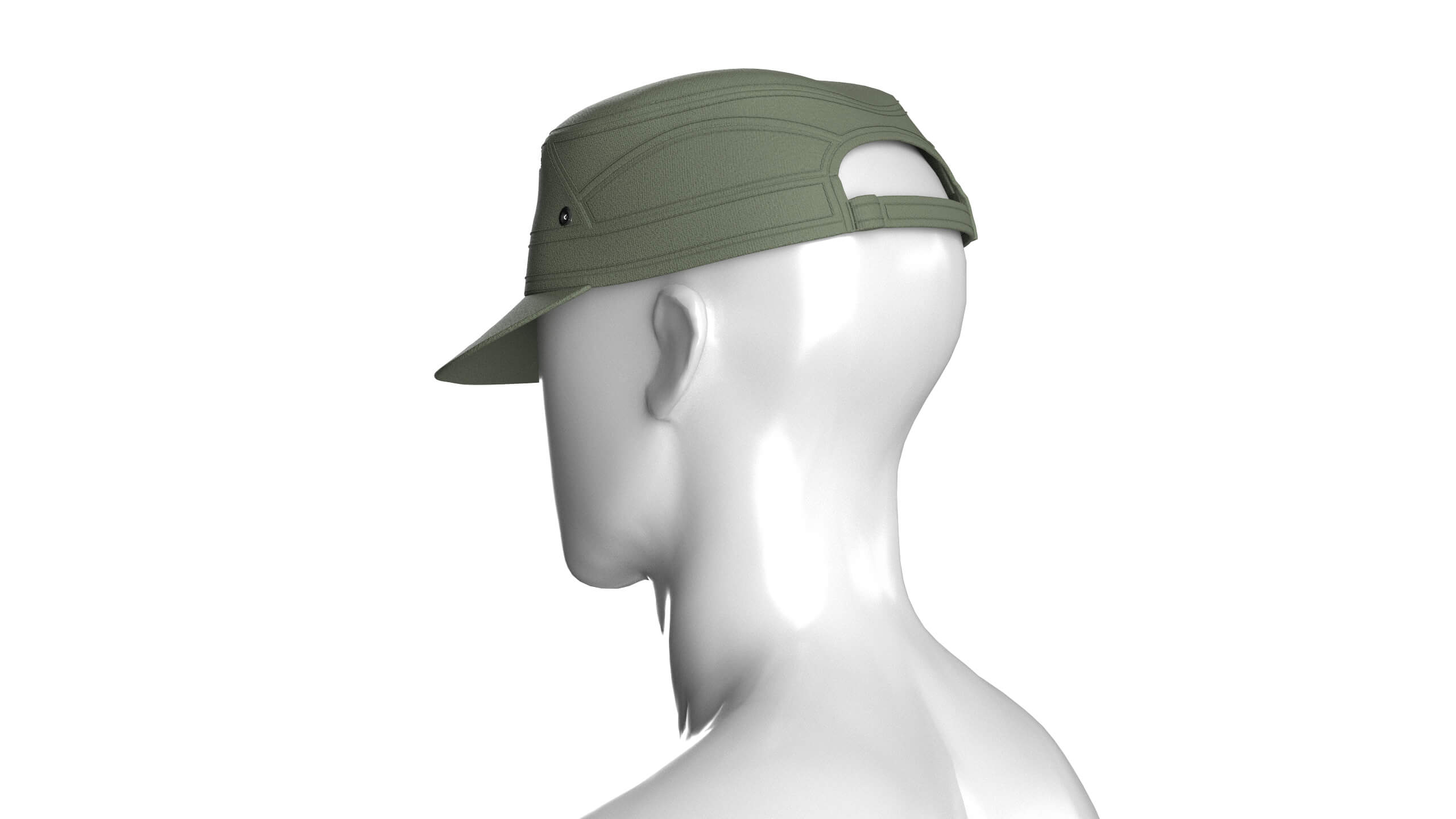 Men Zipper Cap 3D Model
