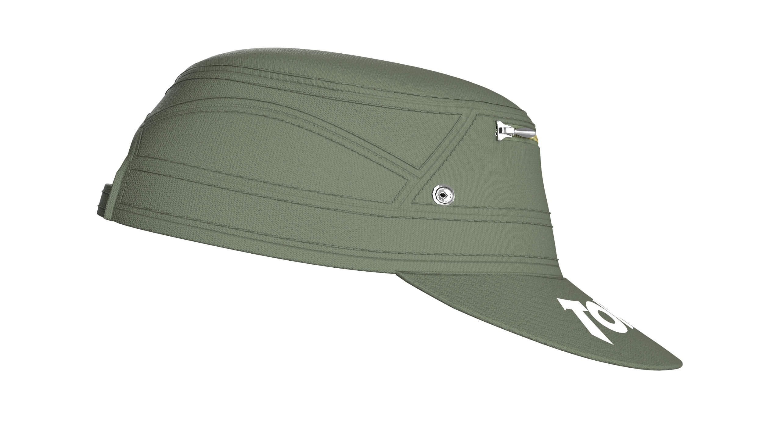 Men Zipper Cap 3D Model