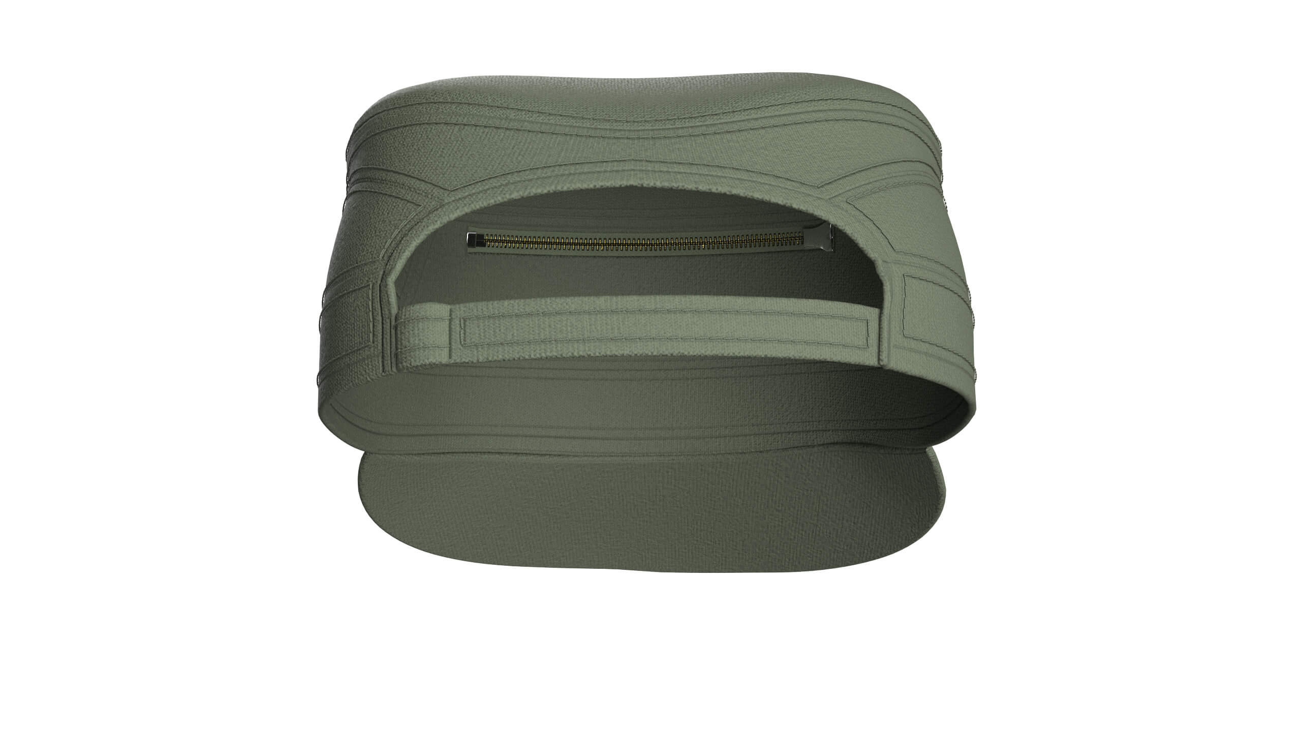 Men Zipper Cap 3D Model