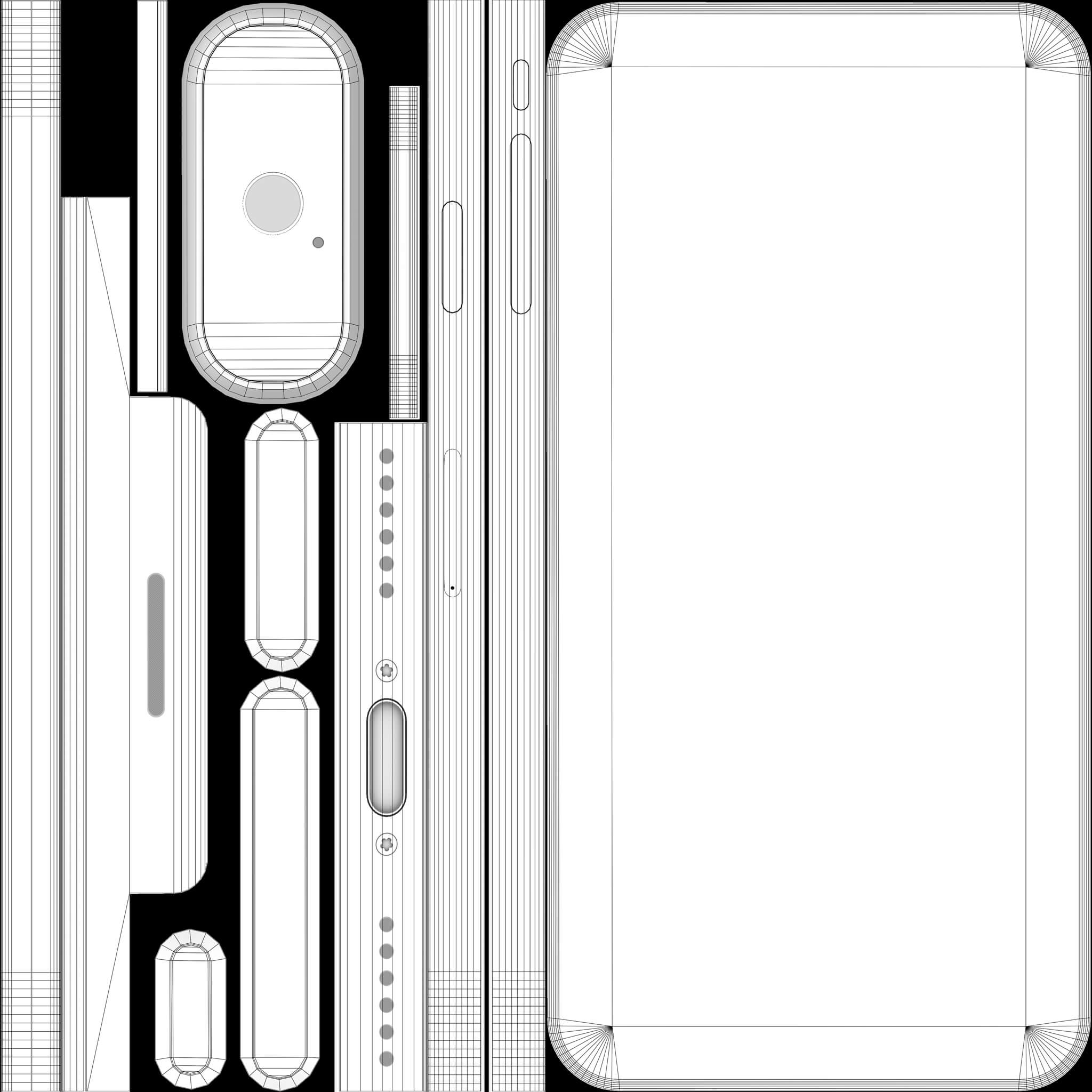 Generic Smartphone 3D Model