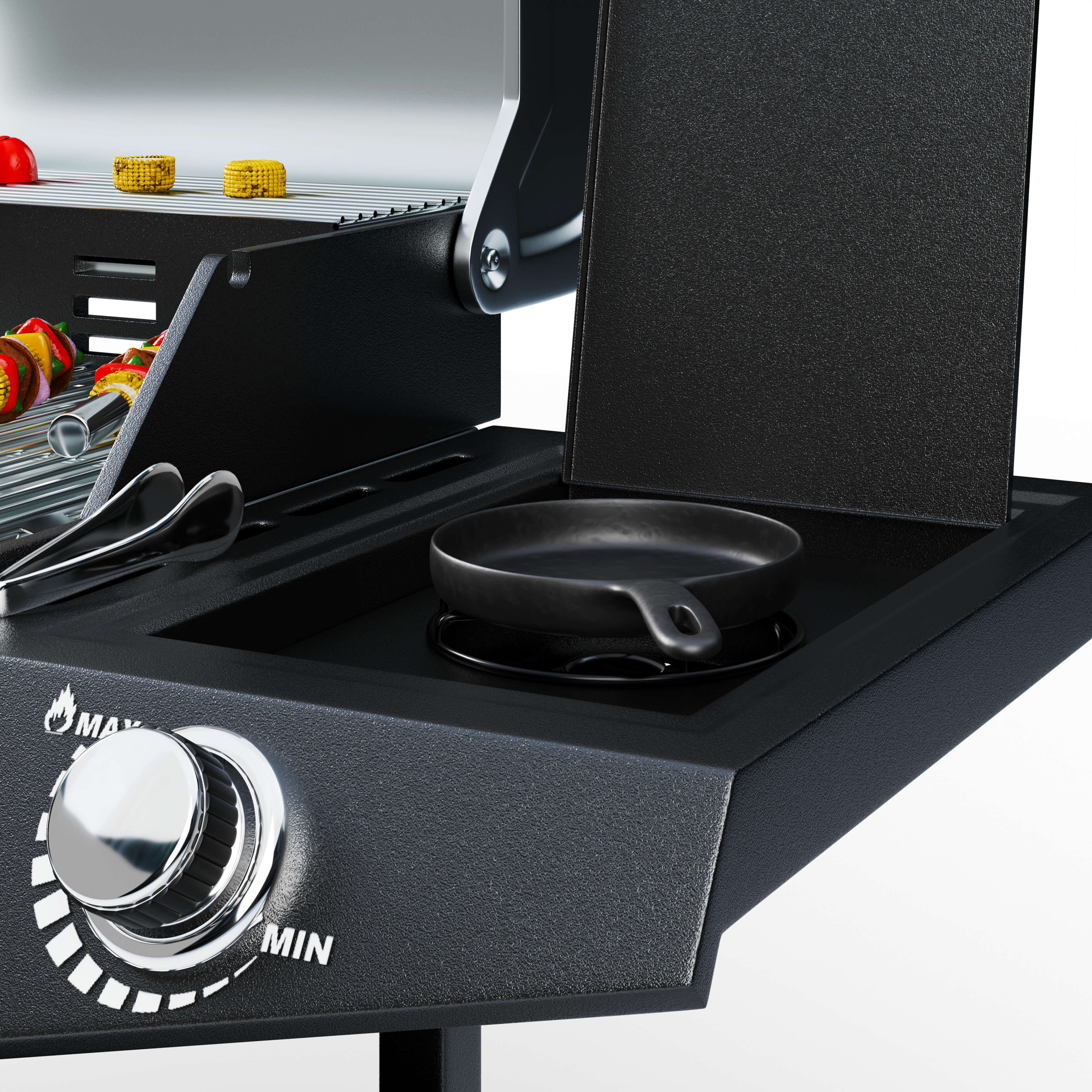 BBQ Grill Barbecue Machine 3D Model