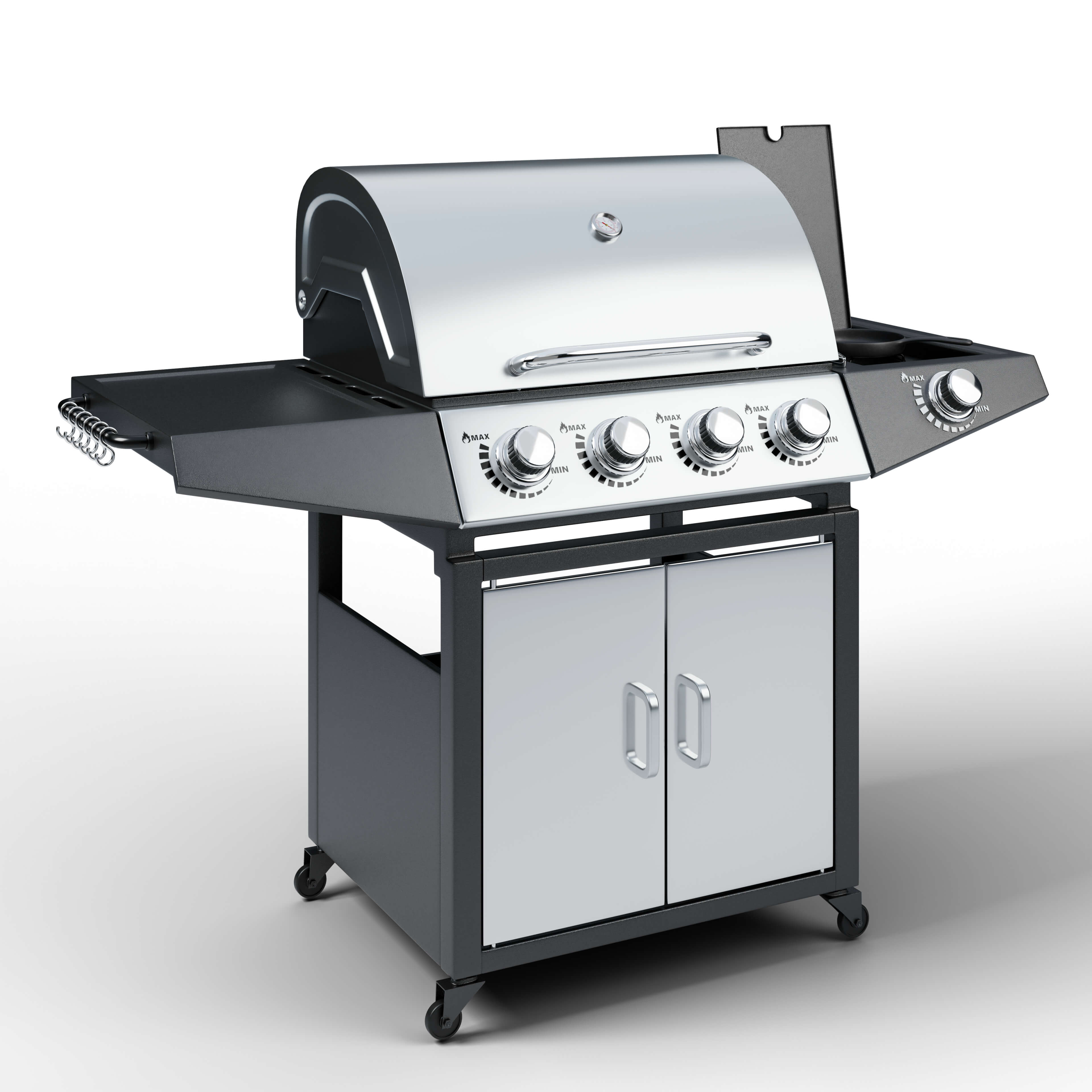 BBQ Grill Barbecue Machine 3D Model