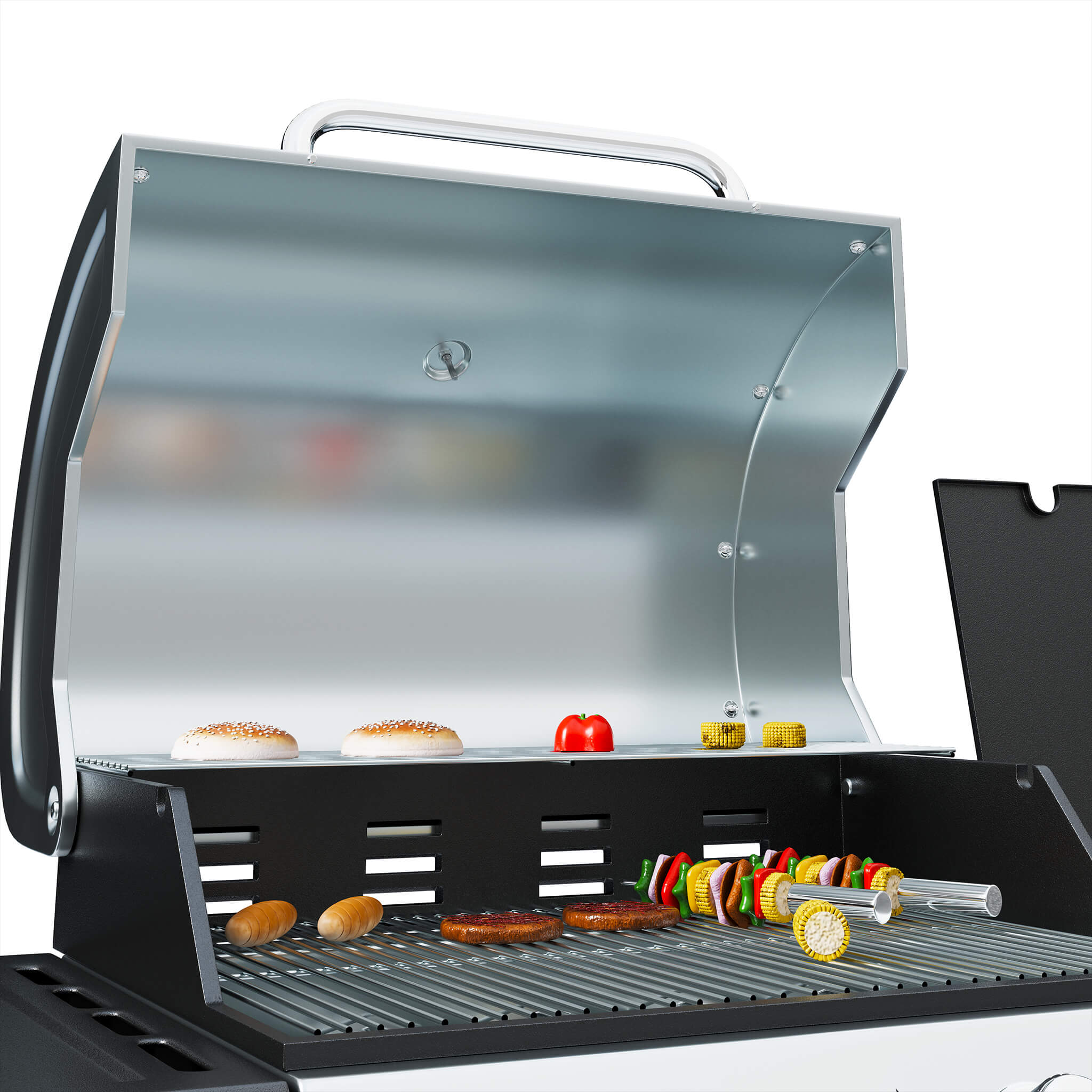 BBQ Grill Barbecue Machine 3D Model