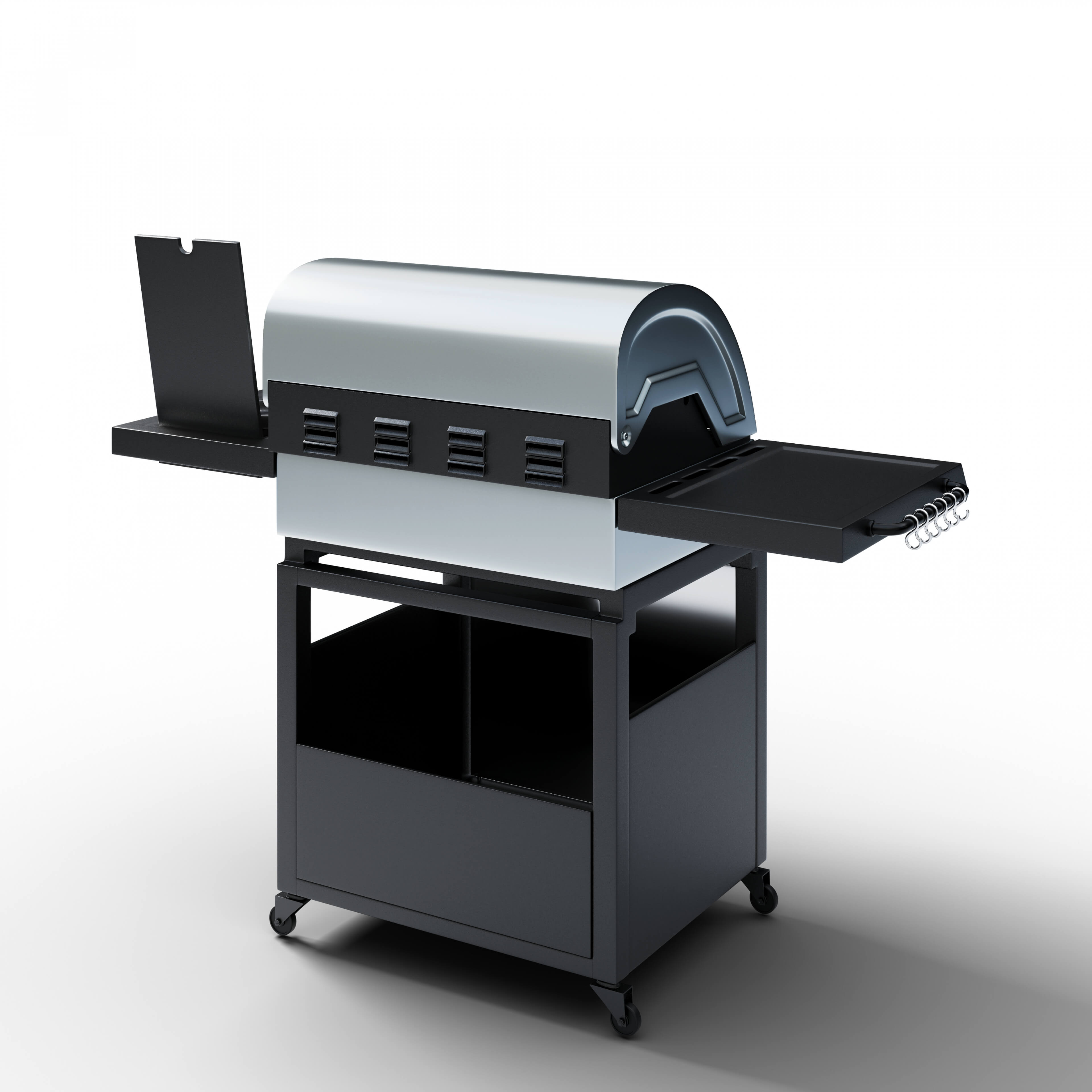 BBQ Grill Barbecue Machine 3D Model