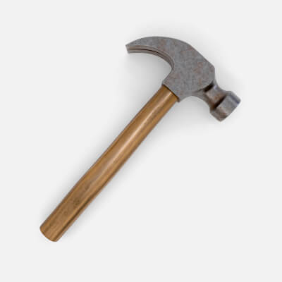 Old Hammer Low Poly Game Ready Model