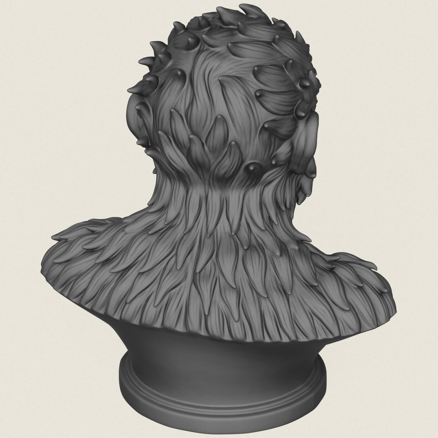 Caesar Ape Bust 3D Model