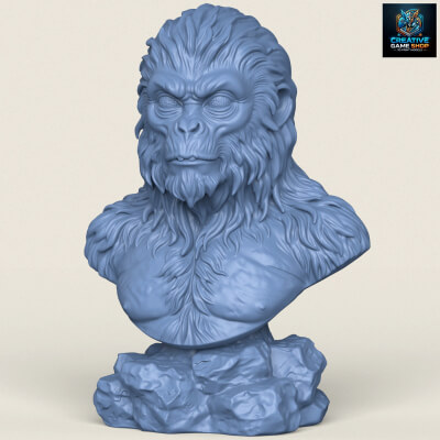 Chewbacca Ape Character Bust
