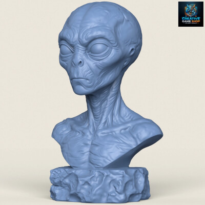 Creature Alien Bust