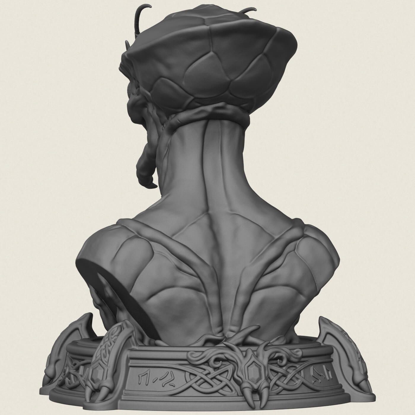 District 9 Alien Bust 3D Model