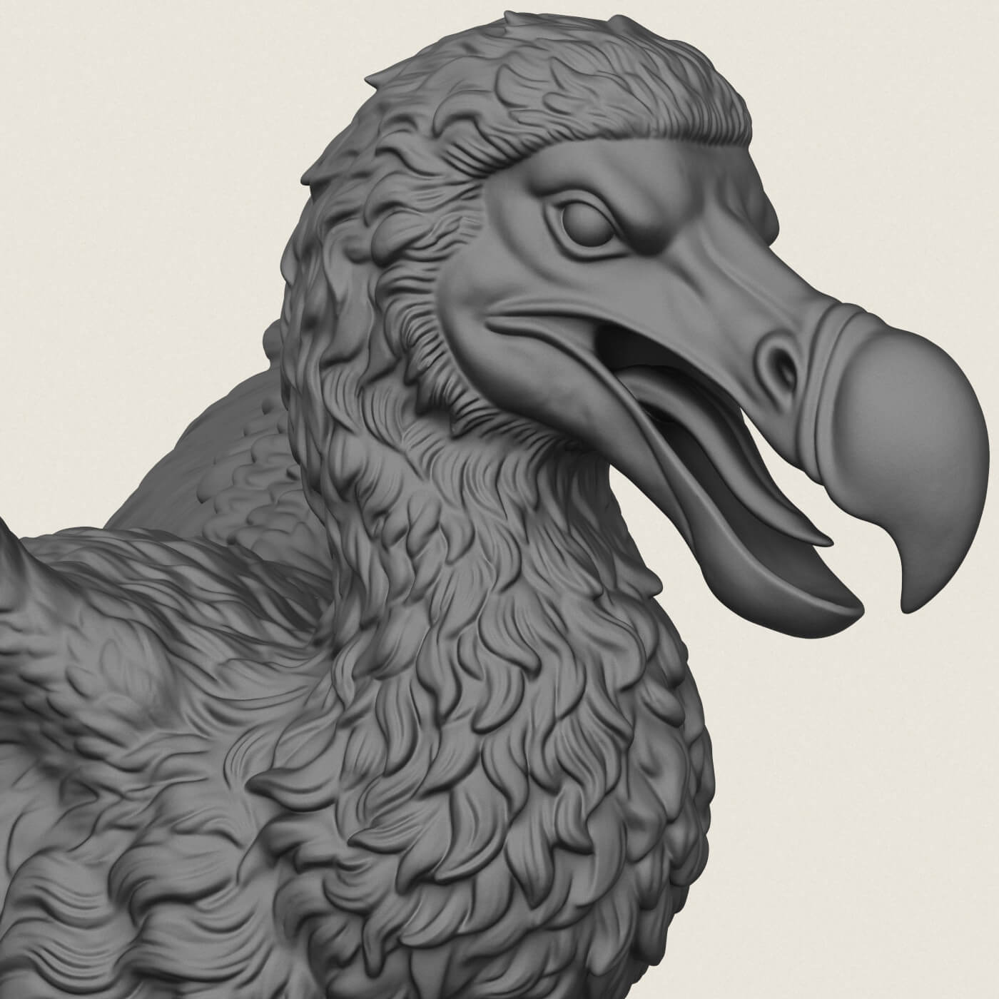 Dodo Bird Running 3D Model