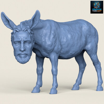 Donkey Man Miniature Toy