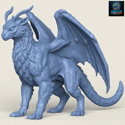 Feathered Dragon Miniature